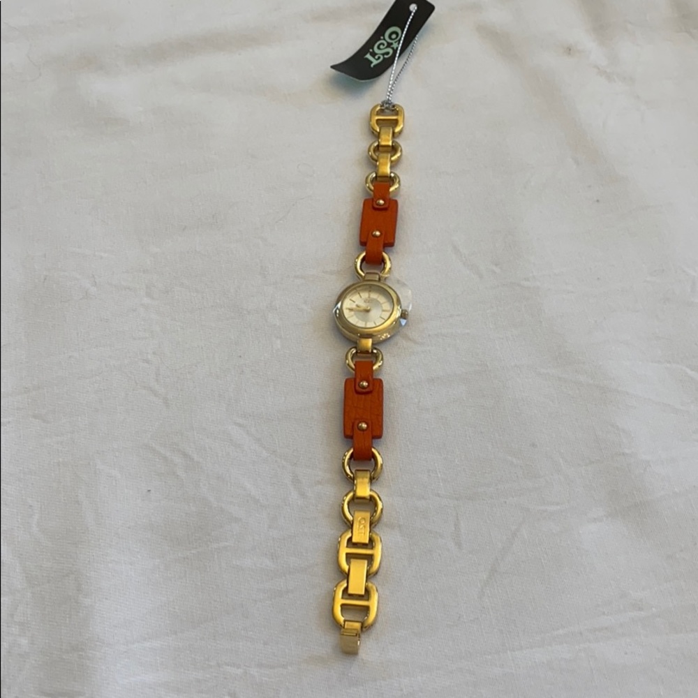 4/$25- NWT OST Watch Chain Korea Clock